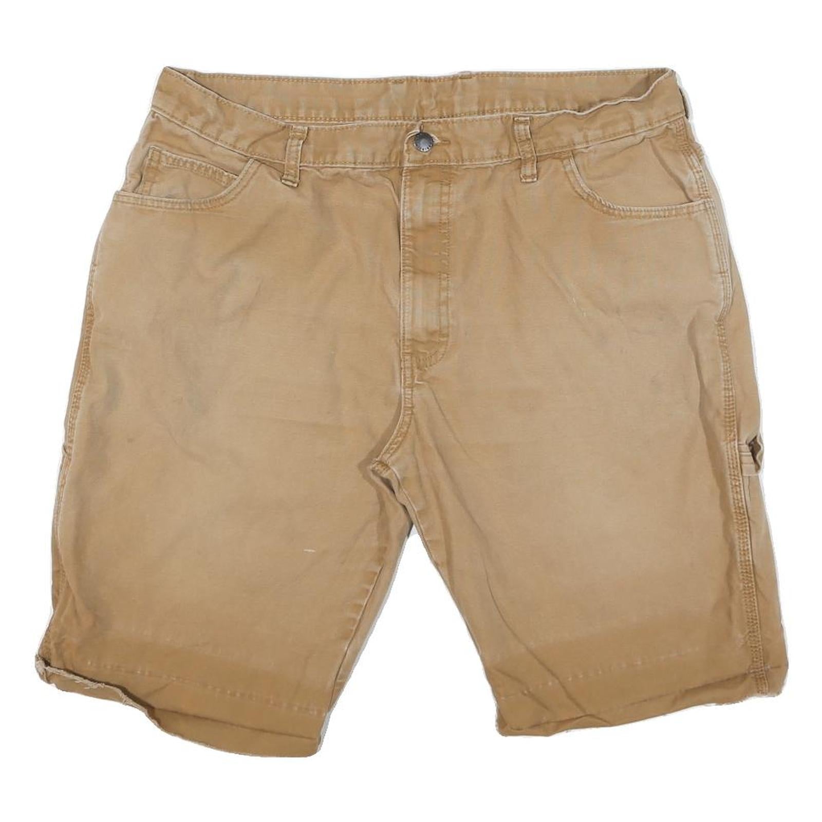 DICKIES Mens Shorts Beige Casual L W36 Cotton Blend Workwear