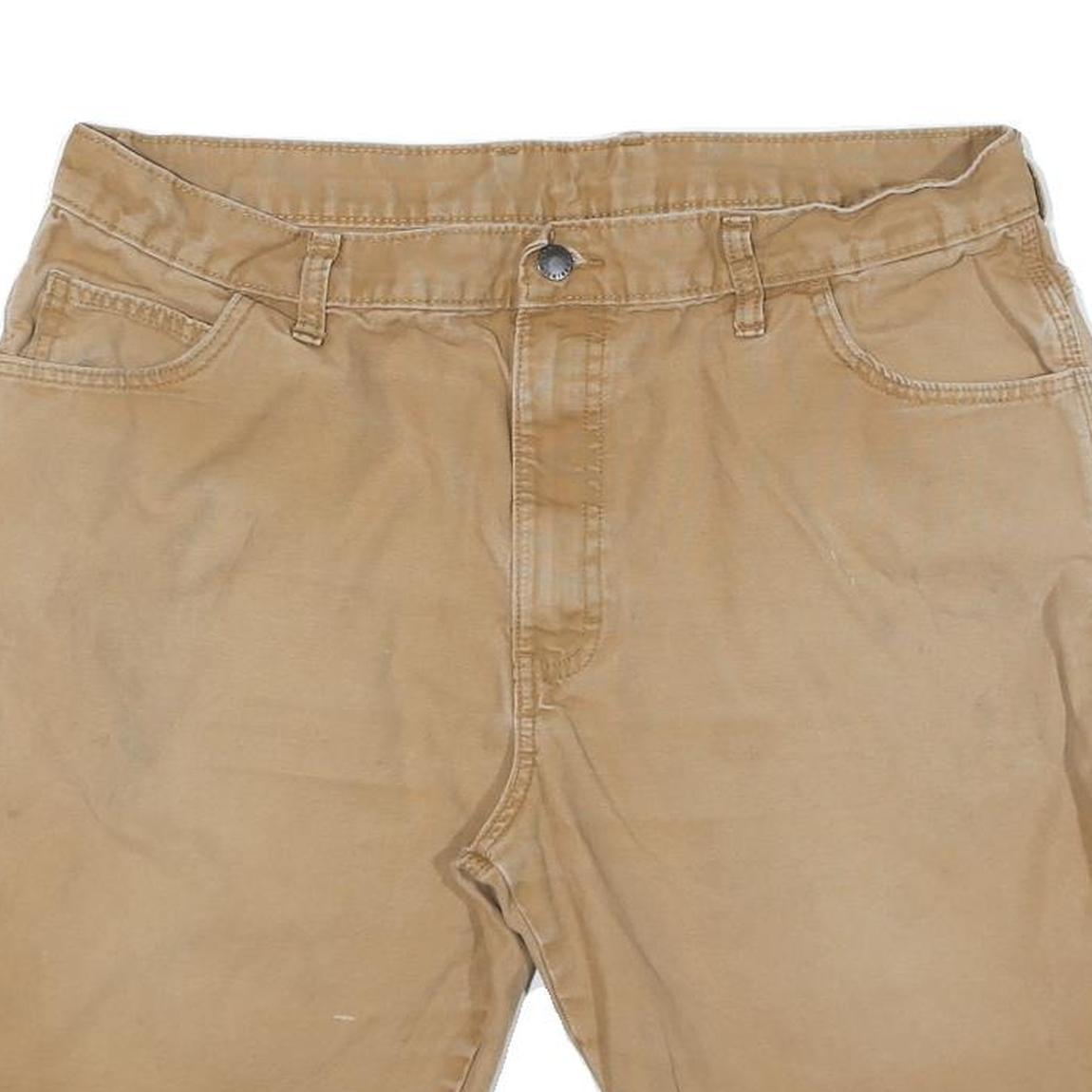 DICKIES Mens Shorts Beige Casual L W36 Cotton Blend Workwear