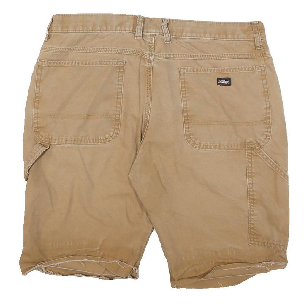 DICKIES Mens Shorts Beige Casual L W36 Cotton Blend Workwear