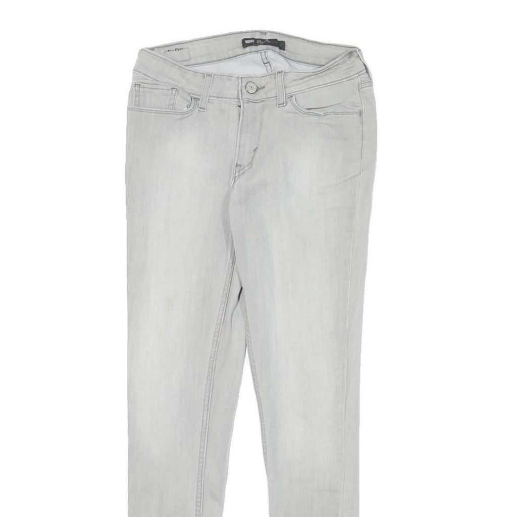 LEVI'S Womens Slim Light Blue Denim Slim Jeans W26 L29 Stretch Cotton Blend