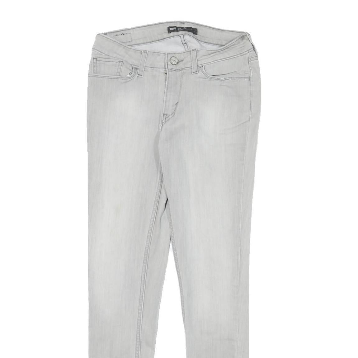 LEVI'S Womens Slim Light Blue Denim Slim Jeans W26 L29 Stretch Cotton Blend