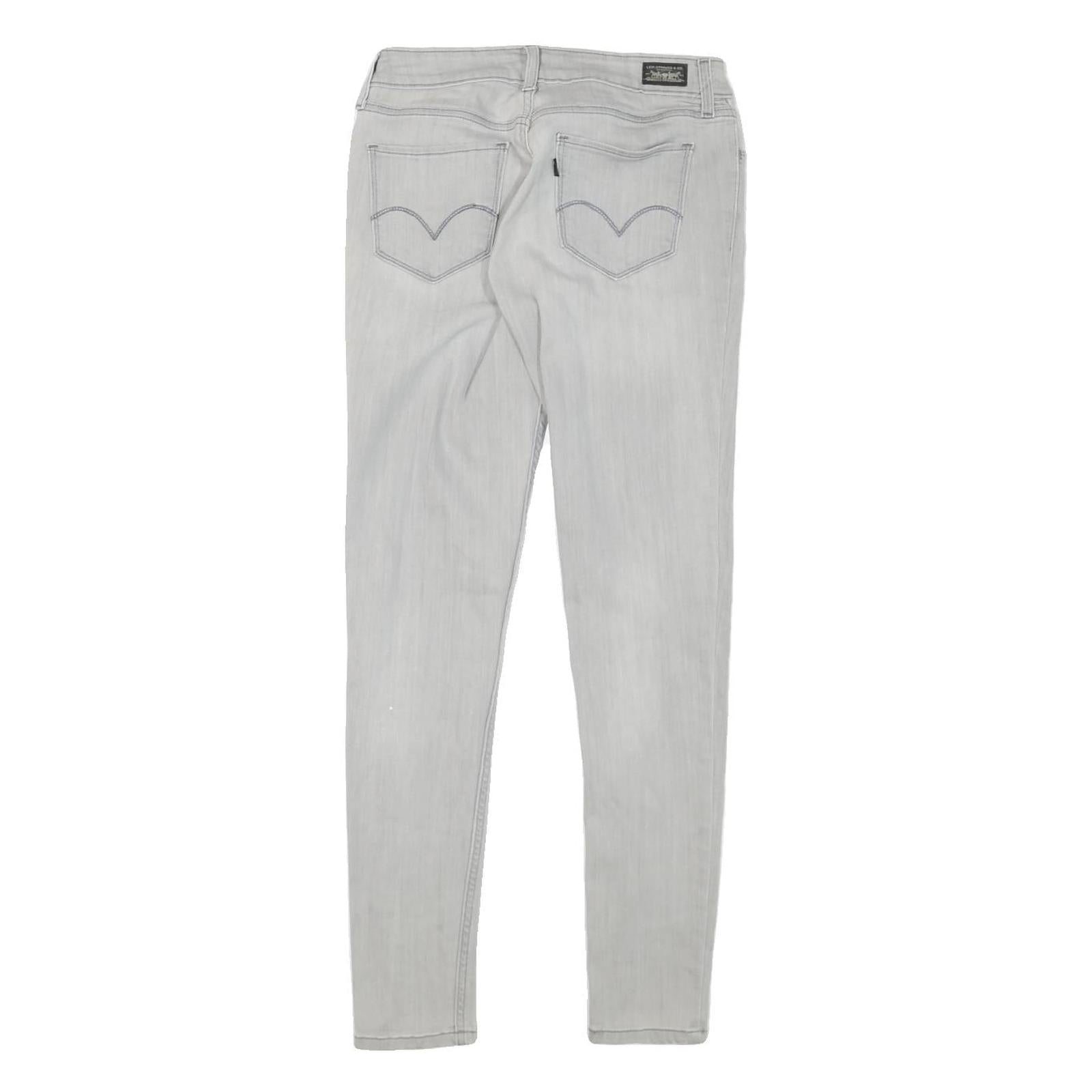 LEVI'S Womens Slim Light Blue Denim Slim Jeans W26 L29 Stretch Cotton Blend