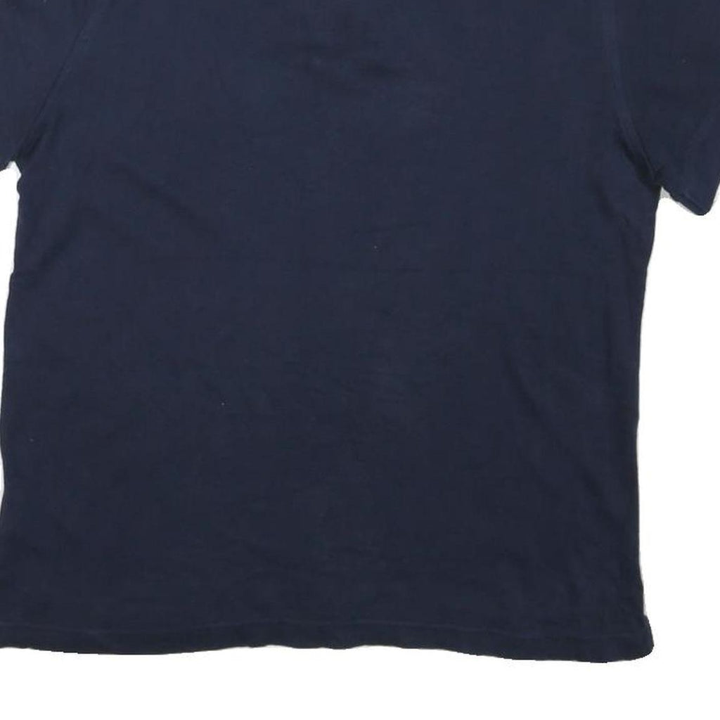 TOMMY HILFIGER Mens Blue Polo Shirt XS Cotton Blend Short Sleeve Classic Fit