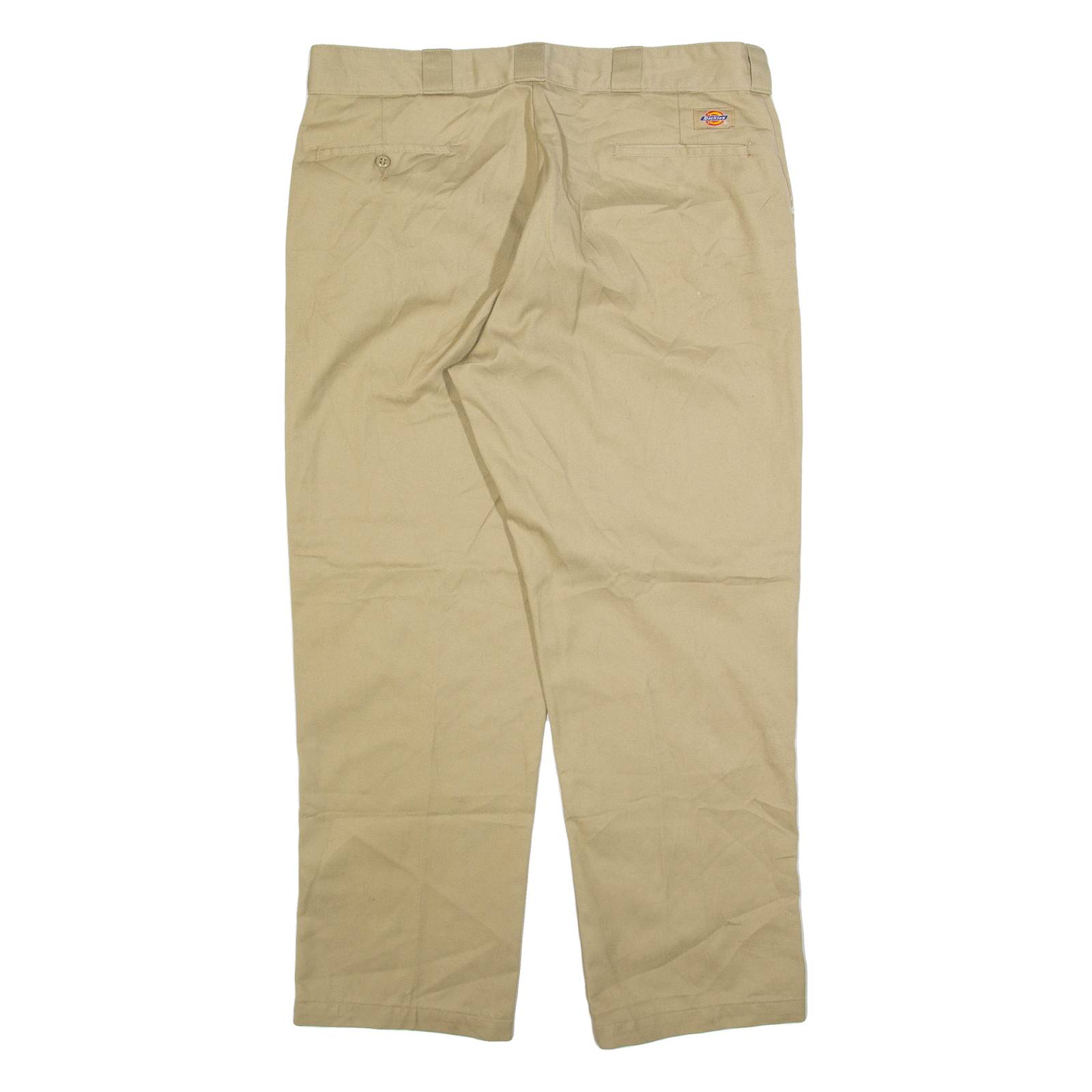 DICKIES 874 Workwear Mens Trousers Beige Regular Straight W38 L30
