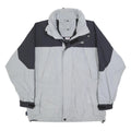 SHERPA Mens Grey & Black Outdoor Jacket L Polyester Blend Zip Pockets