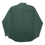 TOMMY HILFIGER Mens Green Cotton Shirt XL Casual Classic Button Up