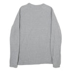 NIKE Mens Grey Crew Neck M Casual Cotton Blend Sweatshirt Pullover