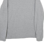 NIKE Mens Grey Crew Neck M Casual Cotton Blend Sweatshirt Pullover