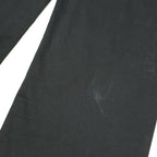 DICKIES Womens Black Cotton Blend Loose Straight Trousers W26 L26 Workwear Zip