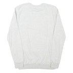LCW CASUAL Mens Light Grey Sweatshirt S Crew Neck Cotton Blend Casual Pullover