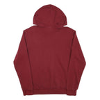 ADIDAS Mens Maroon Hoodie S Cotton Blend Pullover Sweatshirt Drawstring