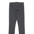 LEVI'S Womens Jeans Black Slim Skinny Denim Medium W26 L32 Stretch Zip Fastening