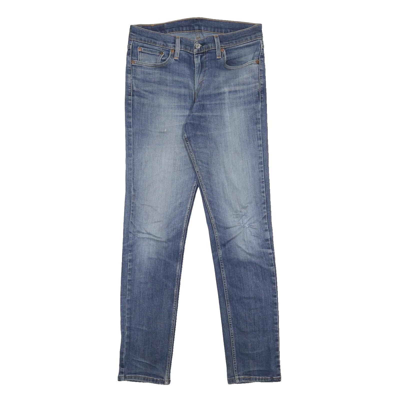 LEVI'S 511 Slim Mens Jeans Blue Slim Skinny Denim Medium W30 L32 Stretch