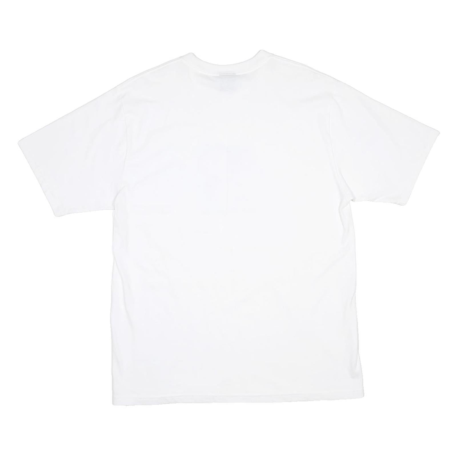 STUSSY Berries Mens White Graphic T-Shirt M Short Sleeve Crew Neck Cotton