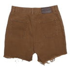 RALPH LAUREN Womens Shorts Brown Casual Cut-Off M W28 Cotton Blend
