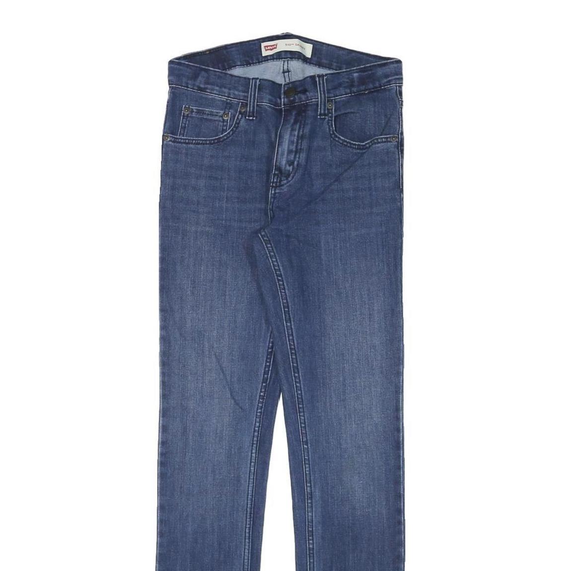 LEVI'S 510 Mens Slim Blue Denim Medium Wash Jeans W26 L30 Classic Cotton Blend