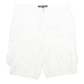 CALVIN KLEIN JEANS Mens White Cargo Cotton Shorts M W32 Casual Summer Wear