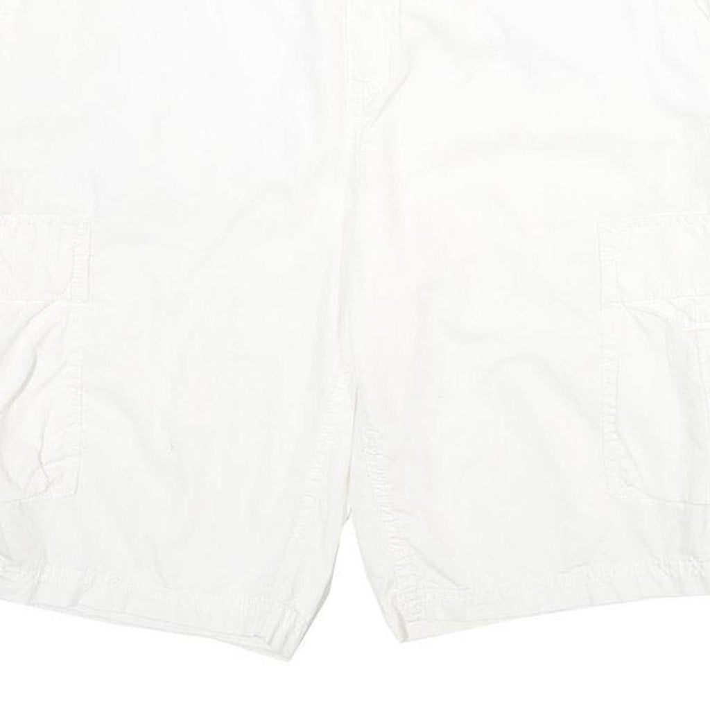 CALVIN KLEIN JEANS Mens White Cargo Cotton Shorts M W32 Casual Summer Wear