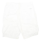 CALVIN KLEIN JEANS Mens White Cargo Cotton Shorts M W32 Casual Summer Wear