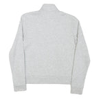 PUMA Mens Grey 1/4 Zip Sweatshirt S Cotton Blend Pullover Casual Activewear