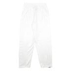 CHAMPION Mens Joggers White & Black S W24 L28 Logo Tape Casual Bottoms