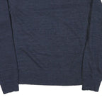 CHAMPION Mens Blue Cotton Blend Crew Neck L Sweatshirt Pullover Casual