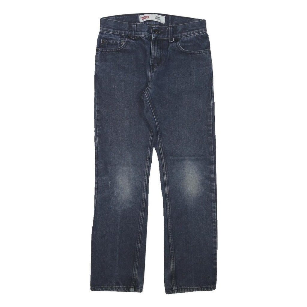 LEVI'S Mens Slim Jeans Blue Denim W27 L27 Zip Classic Casual Wear