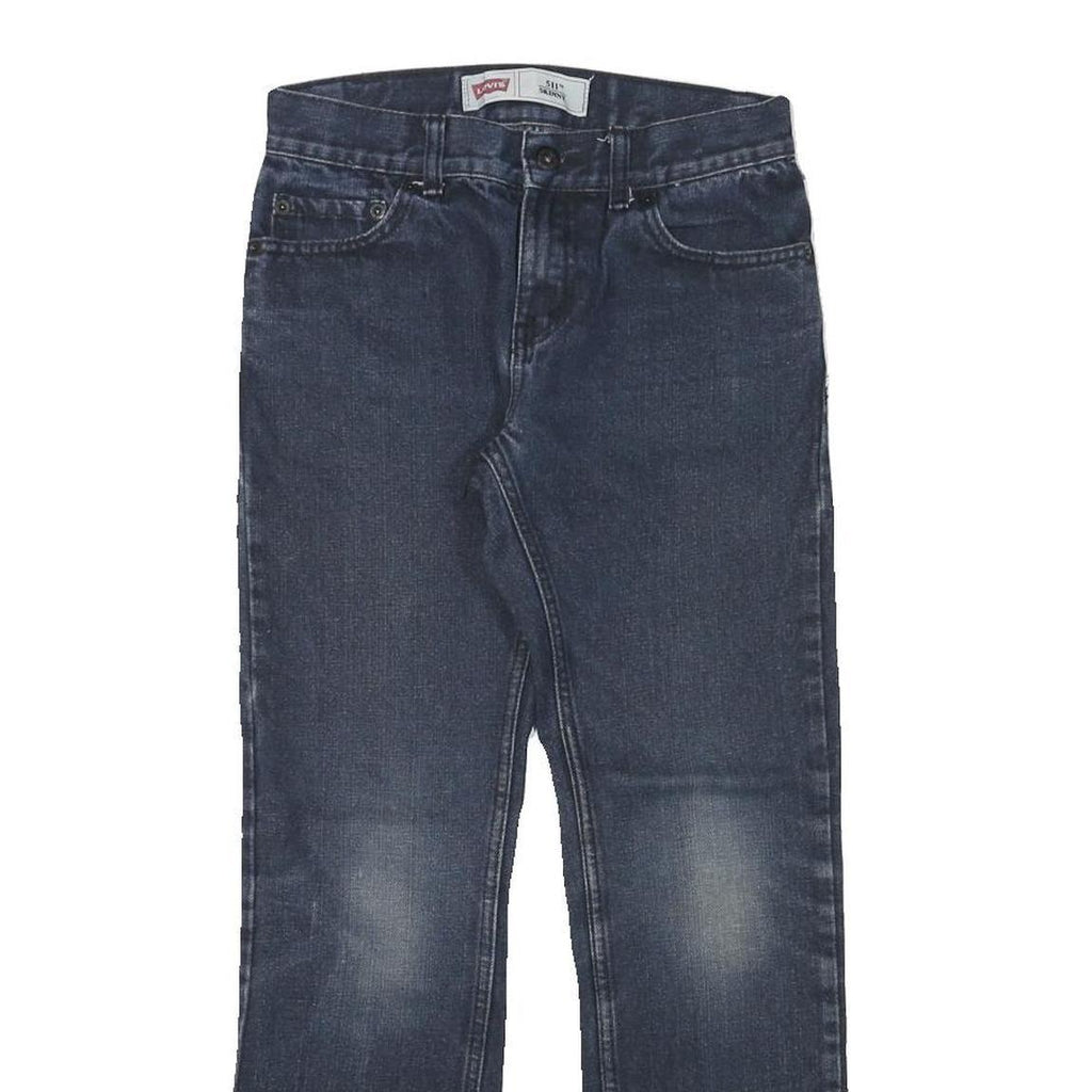 LEVI'S Mens Slim Jeans Blue Denim W27 L27 Zip Classic Casual Wear