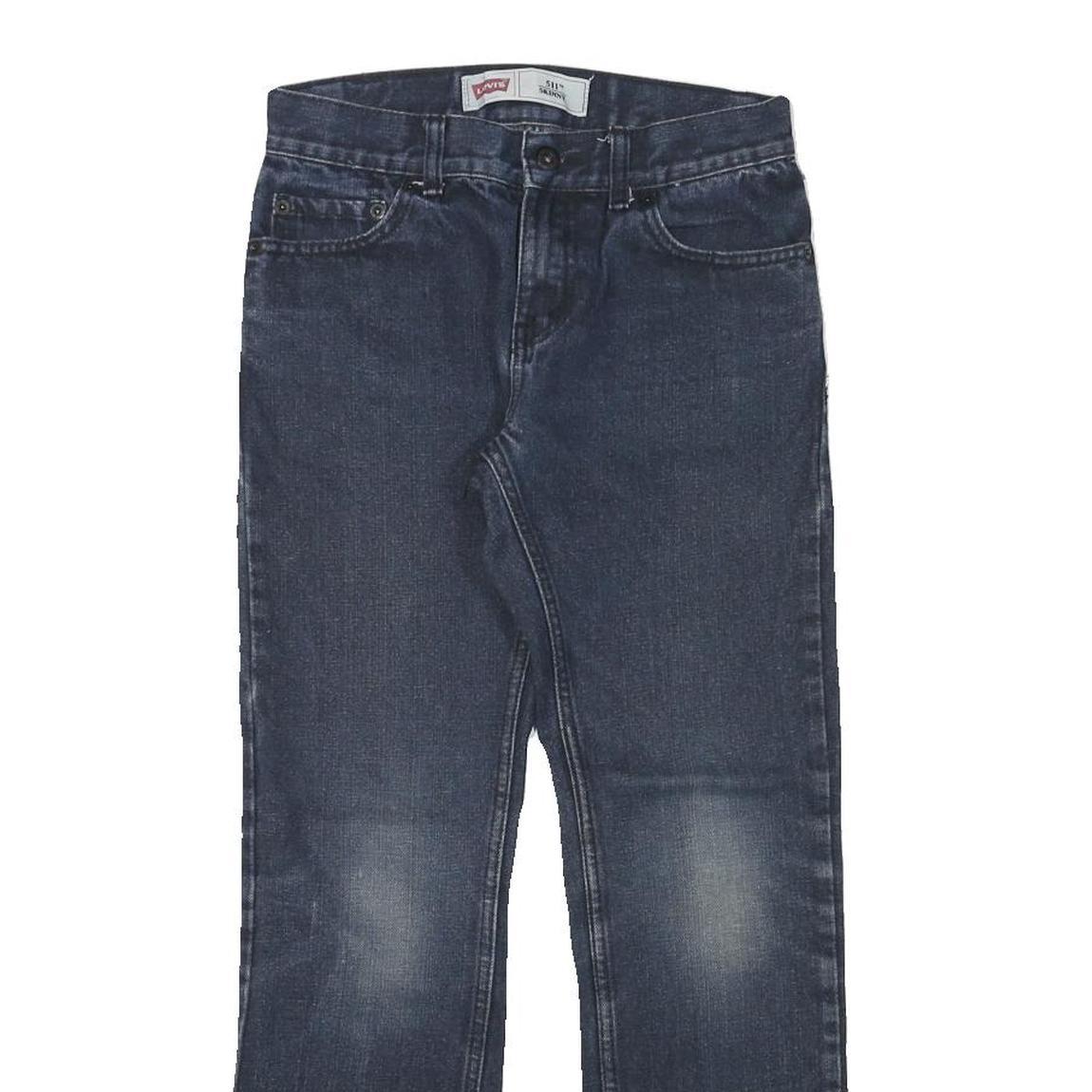 LEVI'S Mens Slim Jeans Blue Denim W27 L27 Zip Classic Casual Wear