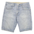 LEVI'S Mens Light Blue Denim Casual Shorts L W32 Comfortable Cotton Blend