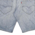 LEVI'S Mens Light Blue Denim Casual Shorts L W32 Comfortable Cotton Blend