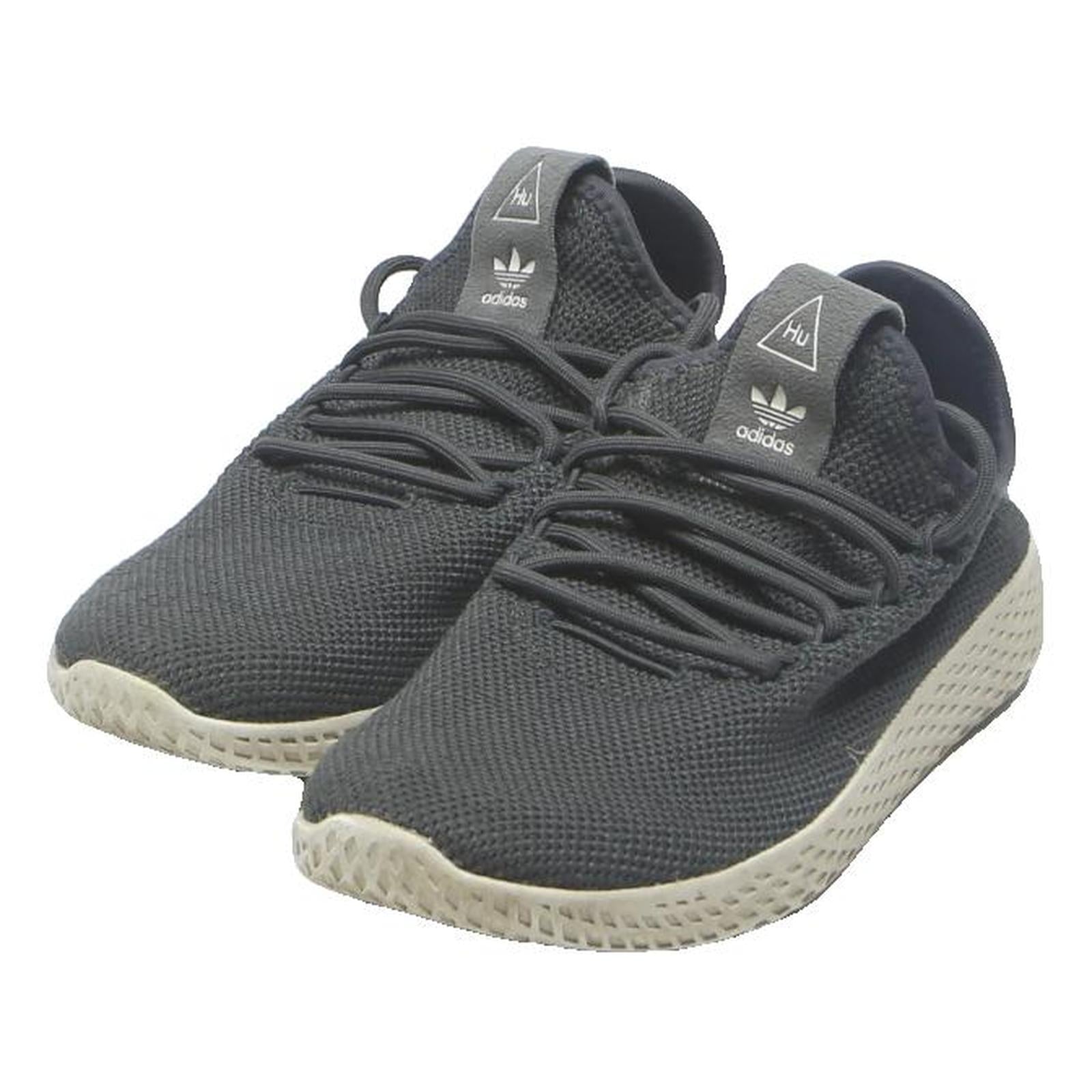 ADIDAS Pharrell Williams Tennis Hu Womens Low Top Trainers Black Synthetic UK 5