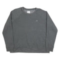 CHAMPION Mens Grey Crew Neck L Cotton Blend Sweatshirt Pullover Casual Wear