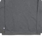 CHAMPION Mens Grey Crew Neck L Cotton Blend Sweatshirt Pullover Casual Wear