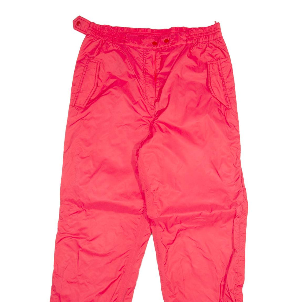 MASTERS Womens Track Pants Red Straight M W34 L33