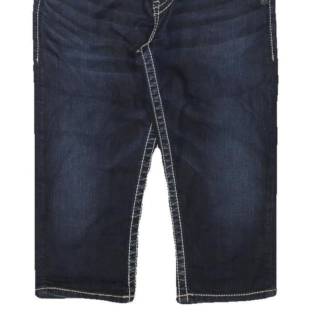 SILVER Womens Shorts Blue Denim XS W26 Casual Cotton Blend Stylish