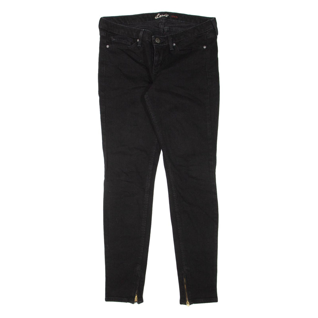 LEVI'S Womens Jeans Black Slim Skinny W28 L30