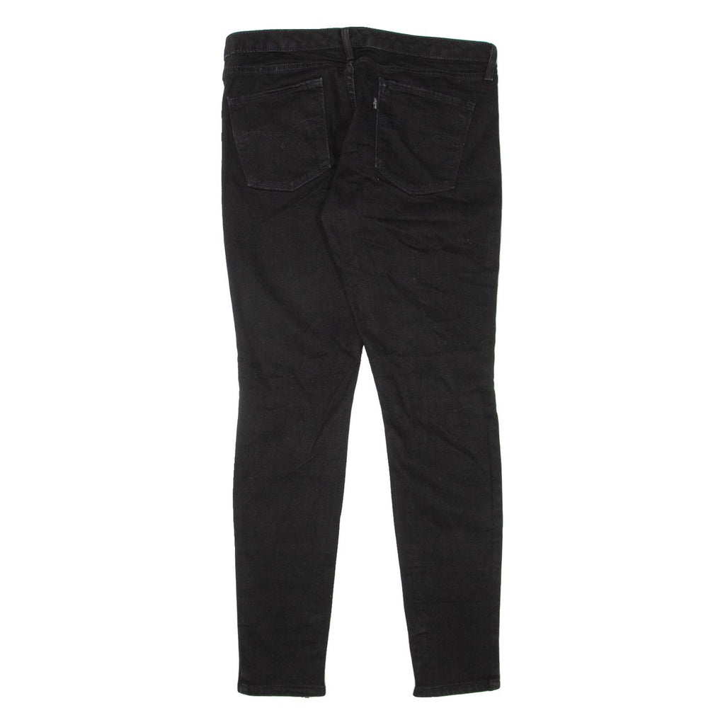 LEVI'S Womens Jeans Black Slim Skinny W28 L30