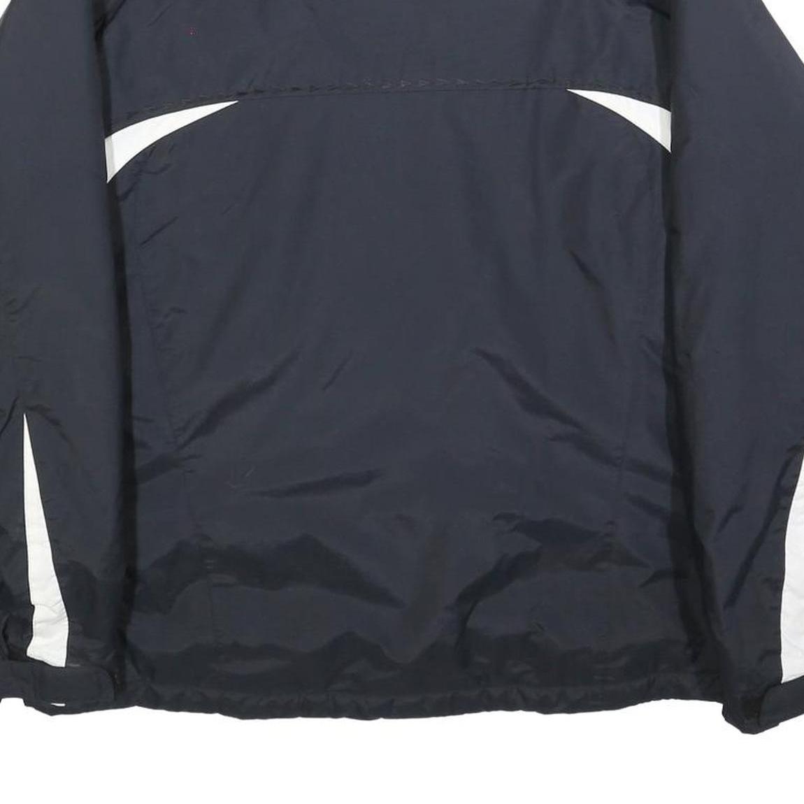 COLUMBIA Womens Black & White Outdoor Jacket M Polyester Blend Zip Activewear