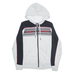 HARLEY DAVIDSON Mens Grey Hoodie Full Zip M
