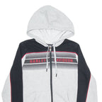 HARLEY DAVIDSON Mens Grey Hoodie Full Zip M