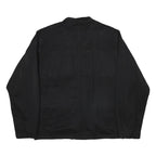 WOOLRICH Mens Black Classic Cotton Jacket M Zip Utility Pockets Casual Wear