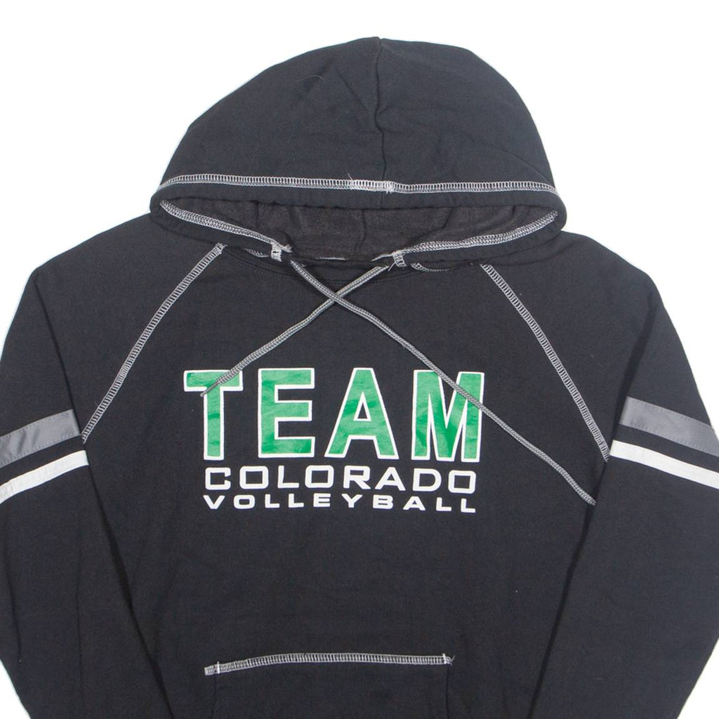 AUGUSTA Colorado Volleyball Womens Black Hoodie USA M