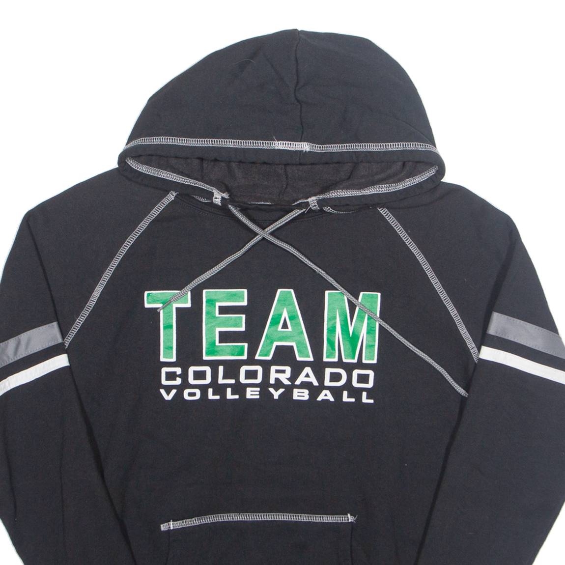 AUGUSTA Colorado Volleyball Womens Black Hoodie USA M