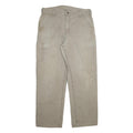CARHARTT Mens Cotton Blend Relaxed Beige Workwear Trousers W36 L32