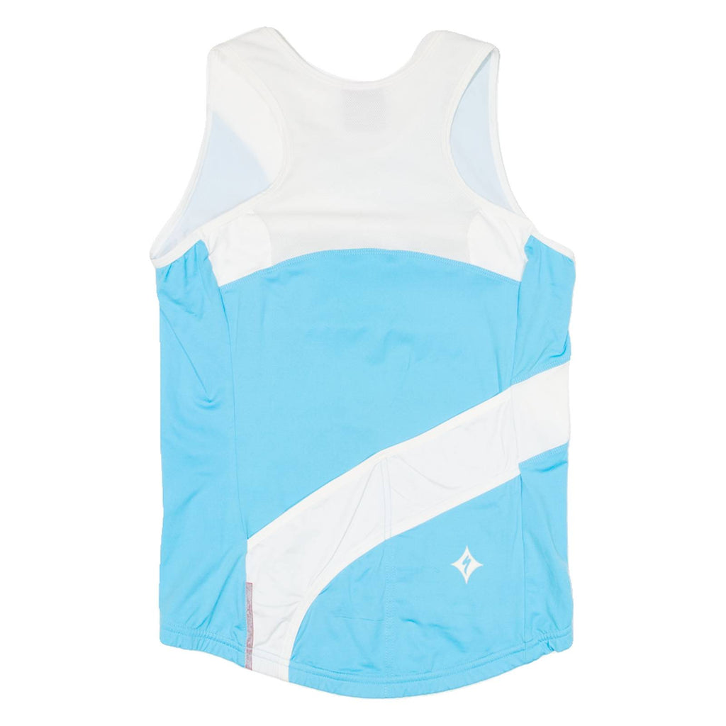Cycling Womens Jersey Blue Sleeveless M