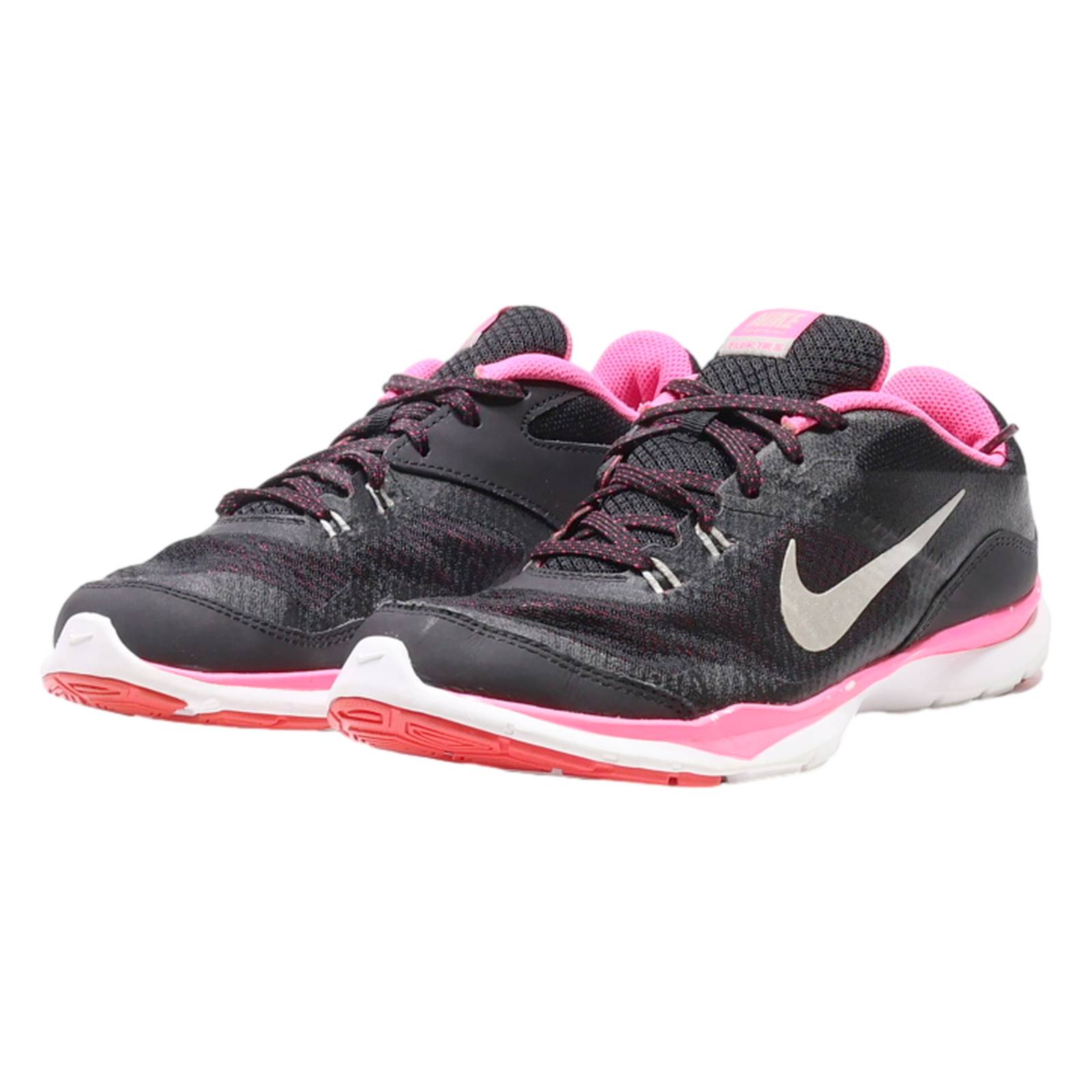 NIKE Sneaker Trainers Black Synthetic Womens UK 4.5