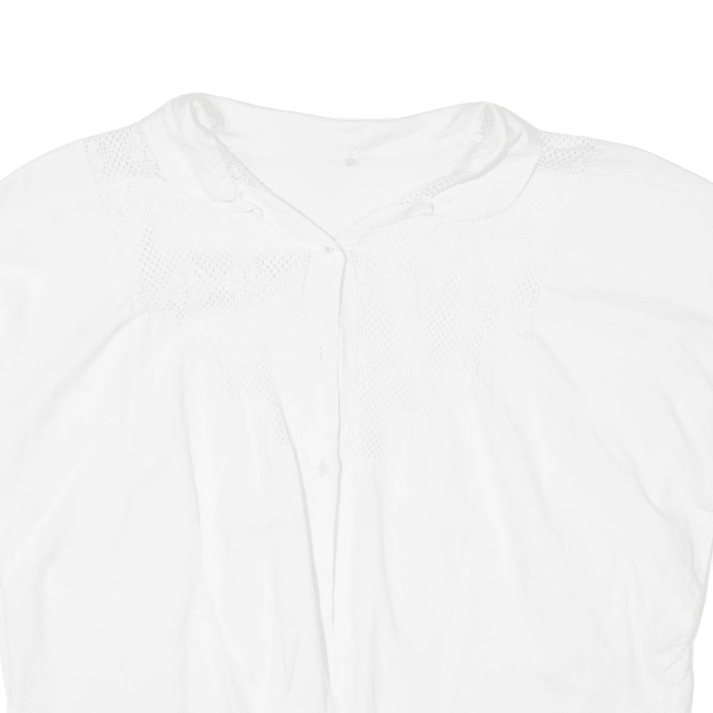 Womens Plain Shirt White XL