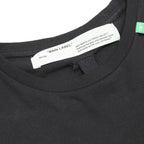 OFF-WHITE Mens Black & Pink Impressionism Graphic Long Sleeve T-Shirt S Crew