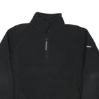 BERGHAUS Womens Black Pullover Outdoor Fleece Jumper Plain Crew Neck M Relaxed